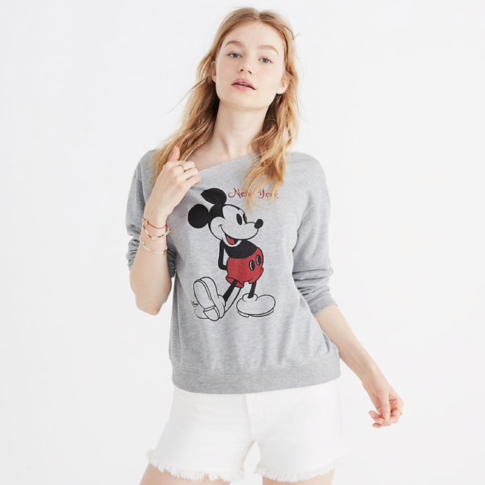 Madewell x Mickey Mouse New York sweatshirt